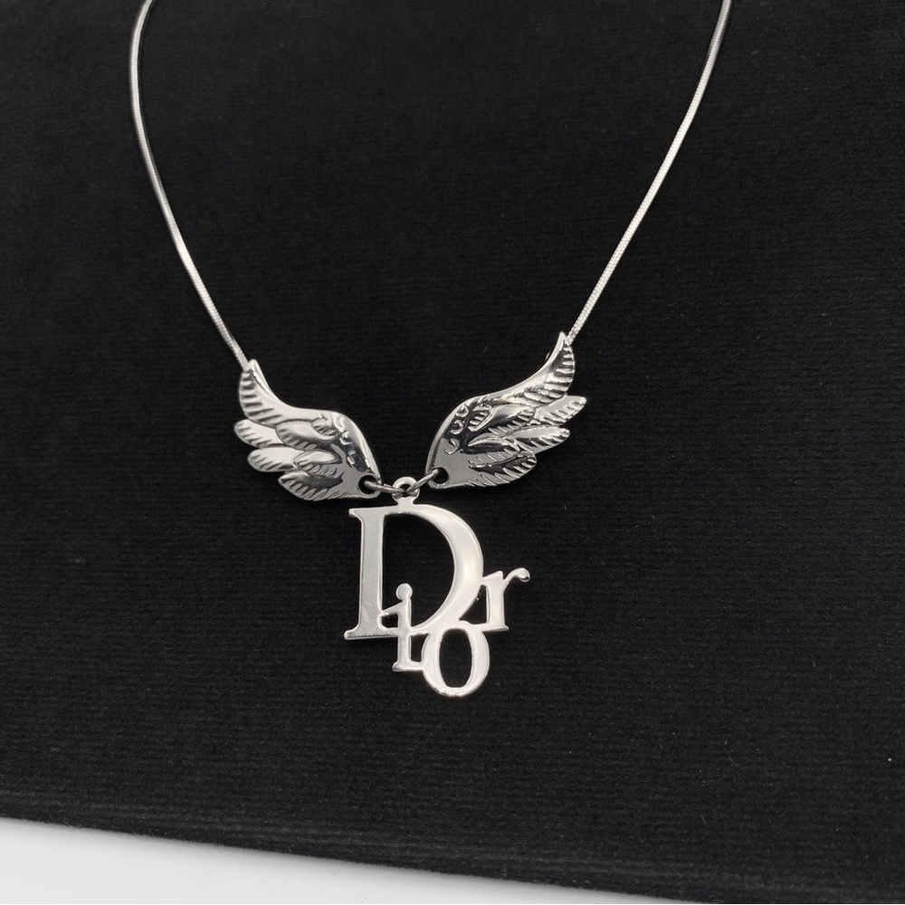 Vintage Dior Wing Angel Necklace